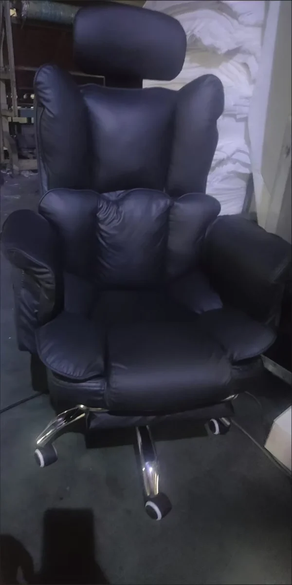 كرسي مكتب احترافي فاخر – مريح للظهر وقابل للتعديل مع مسند رأس